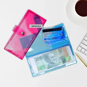 DOMPET DISIPLIN TRANSPARAN  / DOMPET ORGANIZER KEUANGAN 32 SLOT / DOMPET KEUANGAN KANCING / DOMPET BUDGETING Kartu