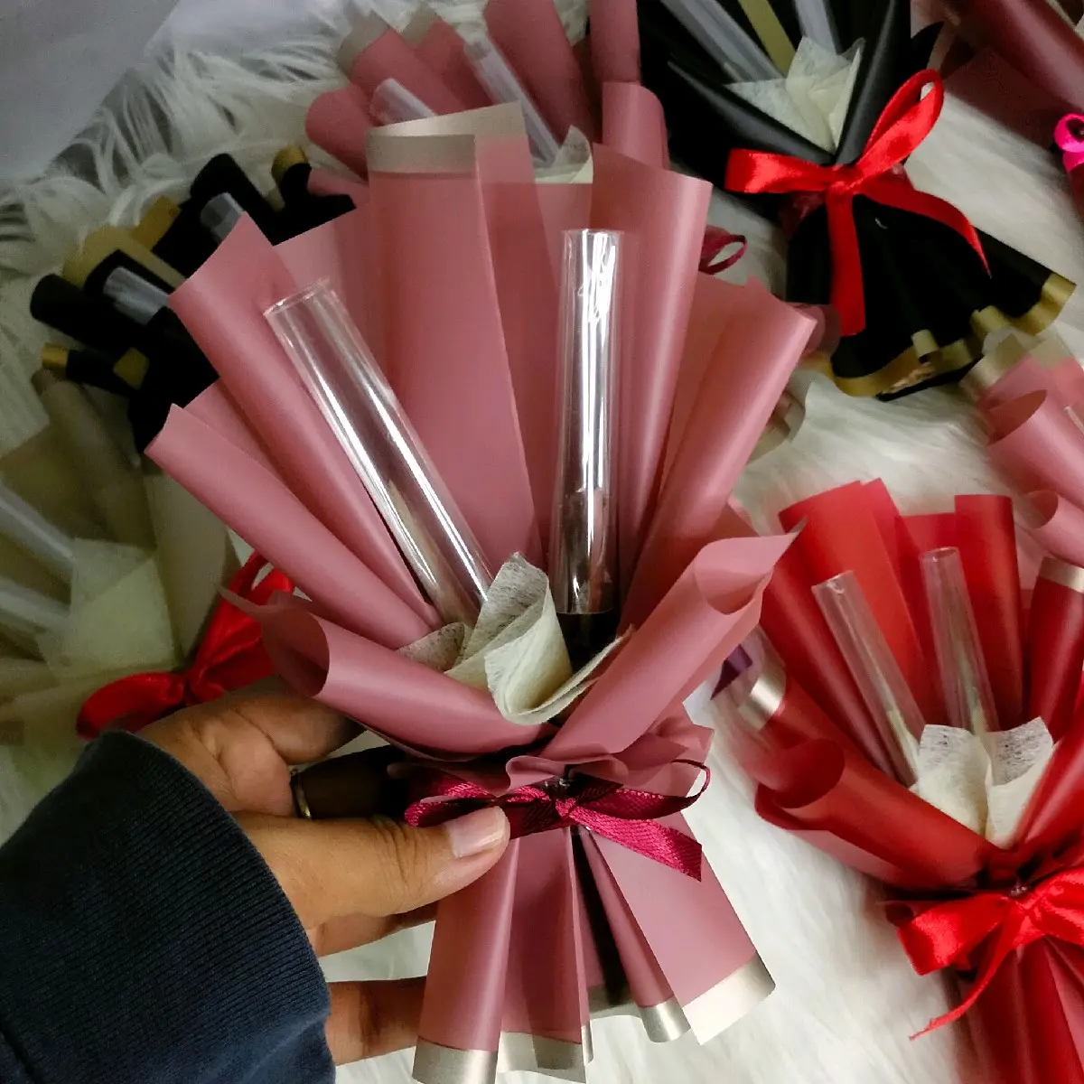 Buket mini angpao lebaran anak-anak
