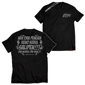 SNDVS_IDN T-shirt Ora Ngebul Ora Gaul Cotton Combed 24s Nyaman Dipakai Unisex Fit Hitam M-3XL Sablon Dtf Premium