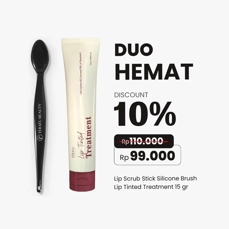 TERATU BEAUTY Lip Scrub Stick Silicone Brush (Scrub Bibir Kering Praktis Reuseable dan Tahan Lama) 6