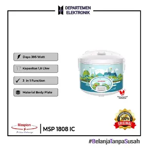 Maspion Rice Cooker 1808 IC 1.8 Ltr