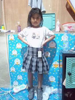 Product Review of (Exclusive Live Madina Putri)Setelan Rok Rempel Rok korean anak perempuan 8bulan-7tahun Katun Cewek Parsel from m**a m**😘 1