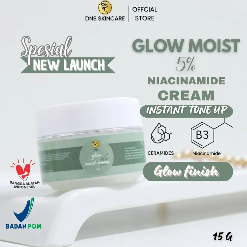 DNS GLOW MOIST CREAM NIACINAMADE 5%[ WHITENING TONE UP SKIN ]
