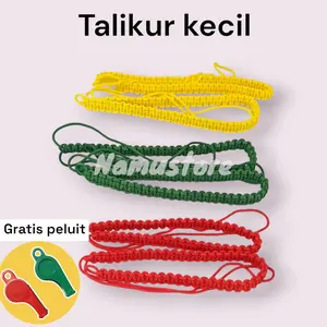 Talikur pramuka ukuran kecil GRATIS peluit // TALIKUR WARNA WARNI PRAMUKA MURAH KECIL //ATRIBUT PRAMUKA PERLENGKAPAN PRAMUK PERLENGKAPAN PRAMUKA