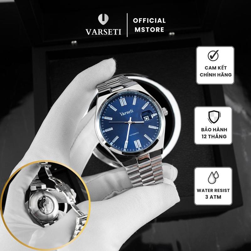ĐỘC QUYỀN HÙNG LUXURY M213 - Đồng hồ cơ nam Varseti mang phong cách dress watch hiện đại pha chút sporty Khỏe Khoắn Lịch Sự