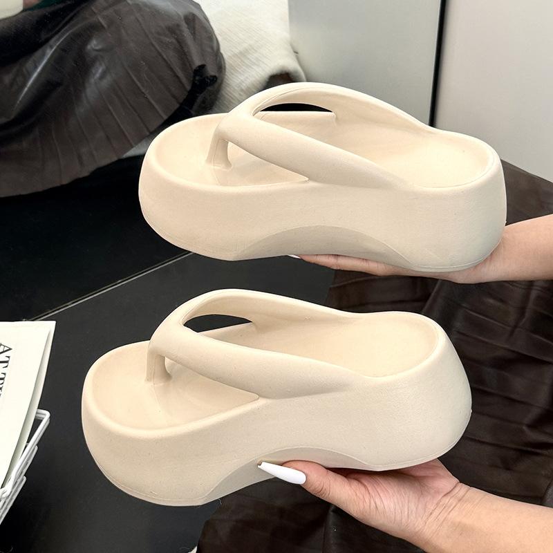  Dép Tông Xỏ Ngón - Dép Tông Kẹp Ngón Đế Cao 5 Cm Chất Liệu Eva Chống Nước Chống Trơn Trượt  Nhẹ Nhàng  Êm Chân 