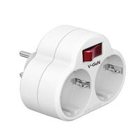 Gambar Steker Adaptor Plug V-GeN VST-04 Socket With On Off Button 2 Lubang 360W SNI dari Intact Official Store Kota Administrasi Jakarta Pusat 4 Tokopedia
