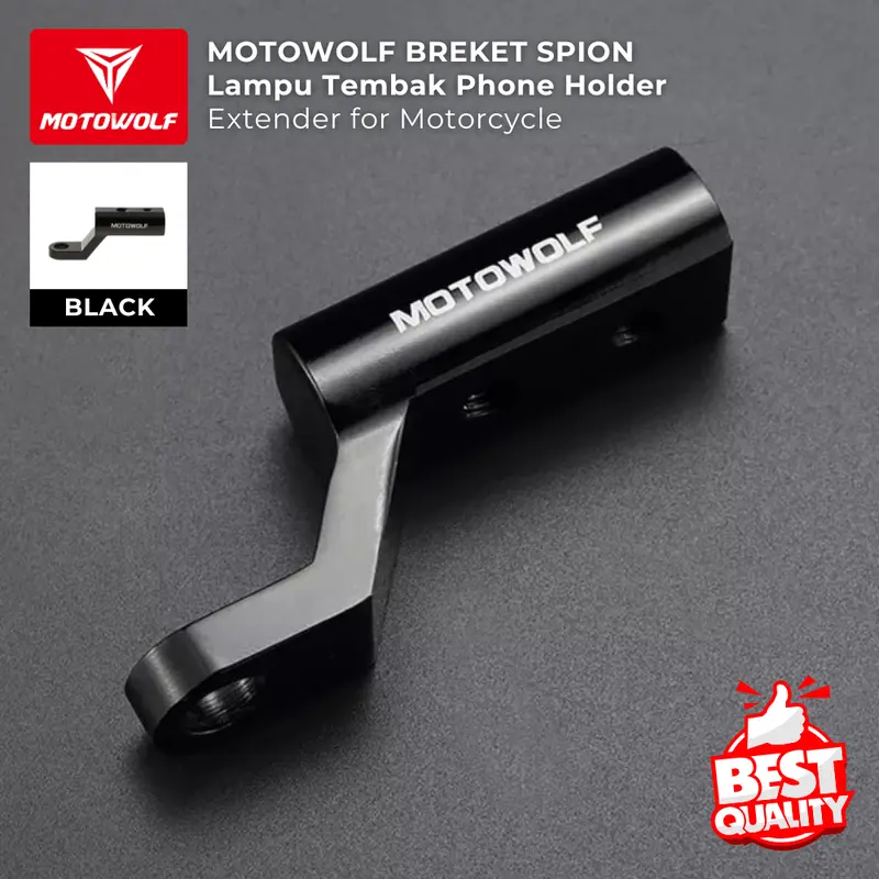 Motowolf Holder Gub P30 Breket Lampu Tembak Bracket Spion Universal 0