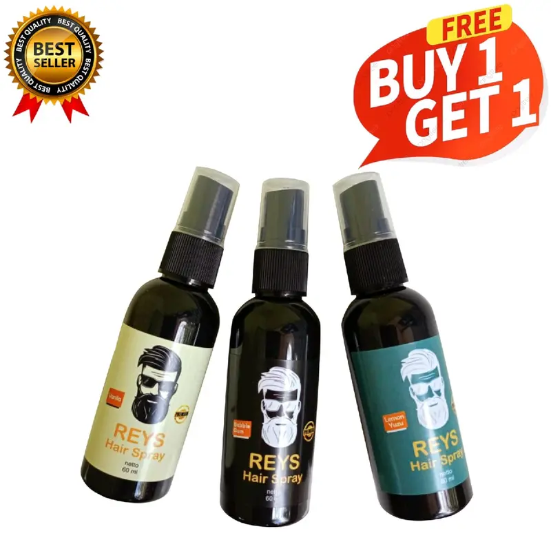 Minyak rambut Reys Hairspray 60ml minyak rambut pria perawatan rambut kasar klimis Pomade 5