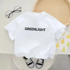 Baju Anak Unisex Greenlight Kaos Anak Lengan Pendek Pakaian Atasan Oblong Anak 2-16Th Cod