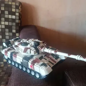 MAINAN RC TANK FORCE MILITARY MAINAN ANAK REMOTE CONTROL TANK BATTLE WAR TANK BATRAI CAS Toys