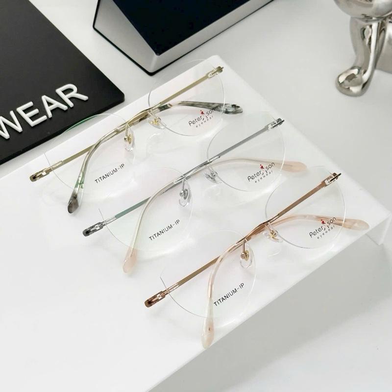 Siêu Phẩm Kính không viền titanium cho nữ bản đẹp Peterson càng thiên nga