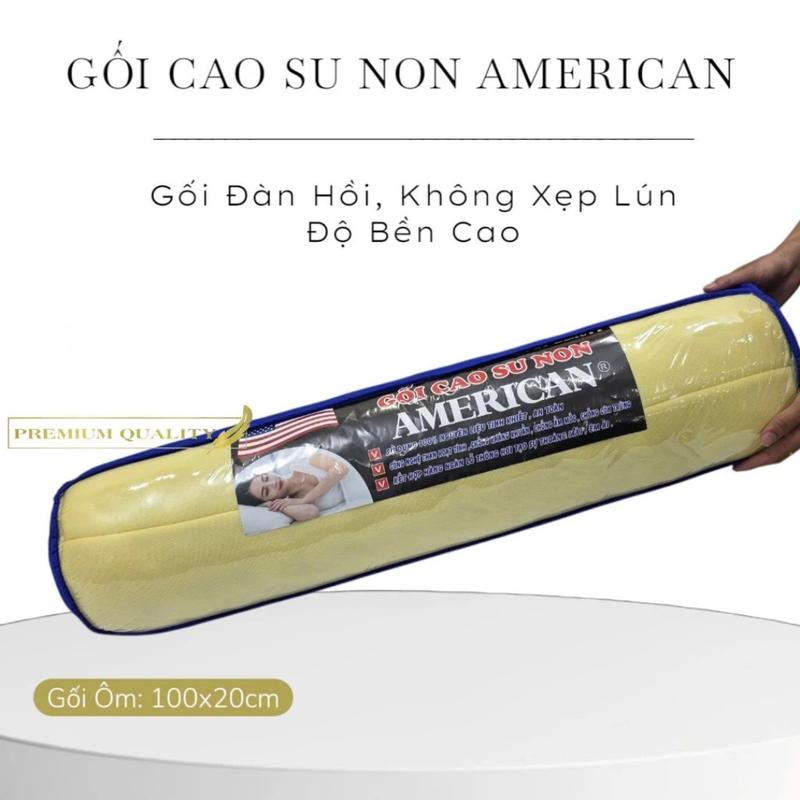 Gối ôm Cao Su Non America Hỗ Trợ Giấc Ngủ Gói Đàn Hồi Không Xẹp Lún Độ Bền Cao…
