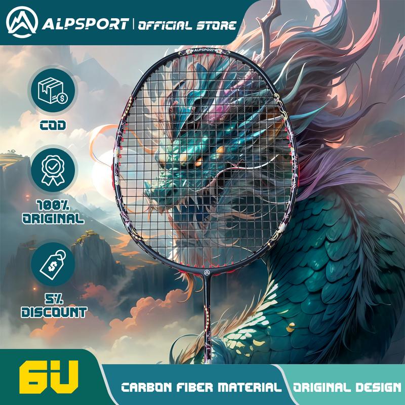  Vợt Cầu Lông ALP HQ Chính Hãng,Chất Liệu T1100 Cao Cấp,Trọng Lượng Siêu Nhẹ 6U,Công Nghệ MXH + Lõi Độc Quyền,Độ Nảy Trung BìnhNhanh,Thiết Kế Cân Bằng Hoàn Hảo - Màu Đen Thể Thao,Phù Hợp Thi Đấu Chuyên Nghiệp,Bảo Hành Đổi Trả Hư Hỏng COD 