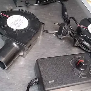 COD Blower BBQ Kipas Blower Ac Turbocharger Portabel Kecil/Bearing Air Flow Pendingin Cooler Fan