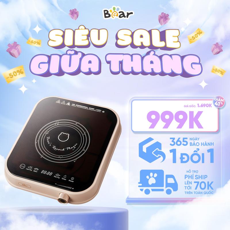 Bếp điện từ Bear DCL-A22Q5 bếp nấu ăn