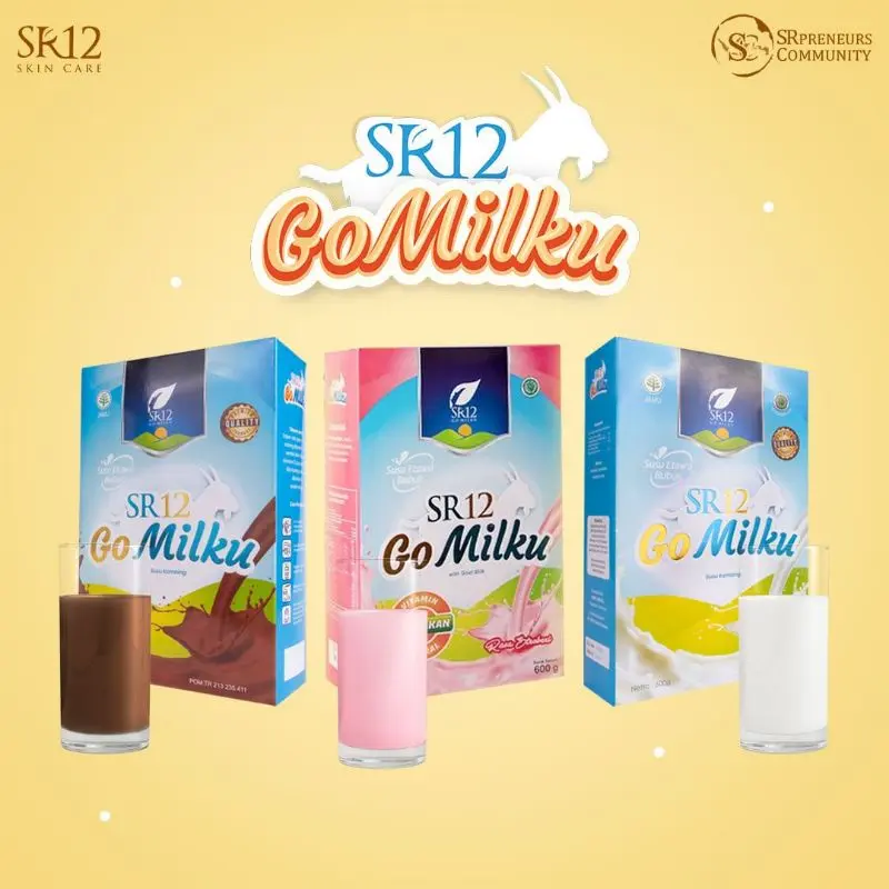 GOMILKU SR12 ASLI SUSU KAMBING ETAWA MENJAGA IMUN DAN KESEHATAN TUBUH 200 GR