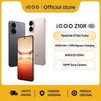 Gambar [NEW LAUNCH] vivo iQOO Z10R, MediaTek Dimensity 7360-Turbo, 6500mAh 90W Bypass Charging, 120Hz AMOLED 3000nit, 50MP Sony IMX + Ultrawide, Dual Speaker + IP65 dari vivo Indonesia Kab. Tangerang 2 Tokopedia