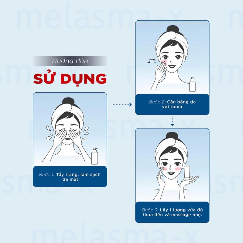 Kem mờ nám Melasma-X 3D Whitening Clinic 40ml mờ nám sạm, dưỡng trắng Nhập Khẩu Chính Hãng Làm Đẹp Da Chăm Sóc Da kem trị nám Nữ Skincare 6