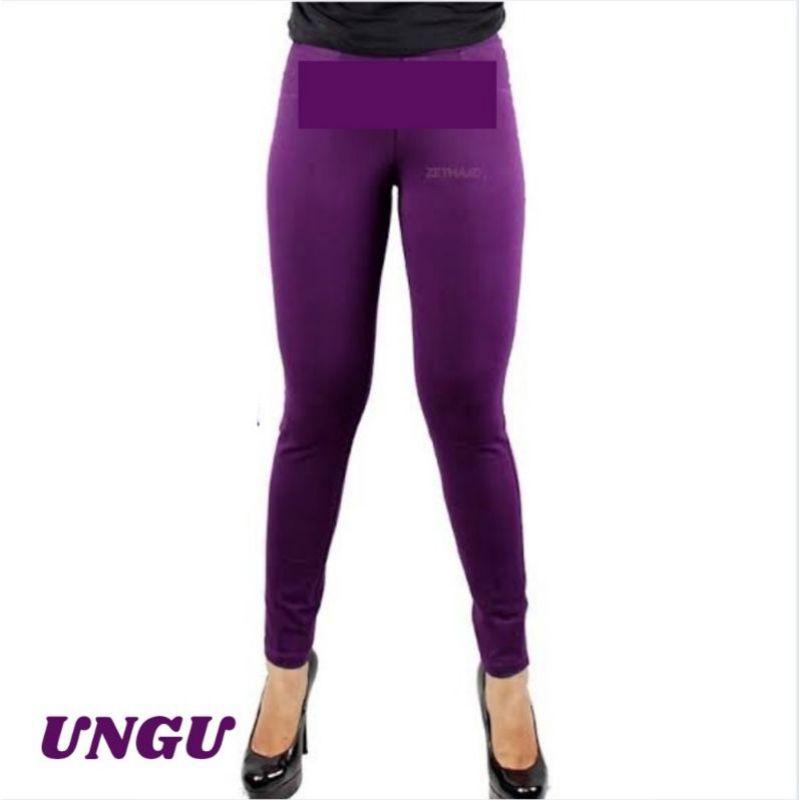 Legging Panjang Spandex Celana Dalam Wanita Premium Std / Legging polos 3