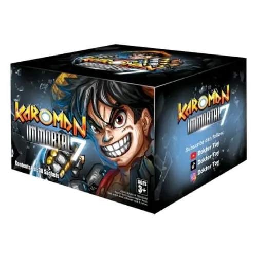 1 BOX ISI 30 PCS mainan puzzle karomen imortal 7 mainan anak laki-laki mainan termurah