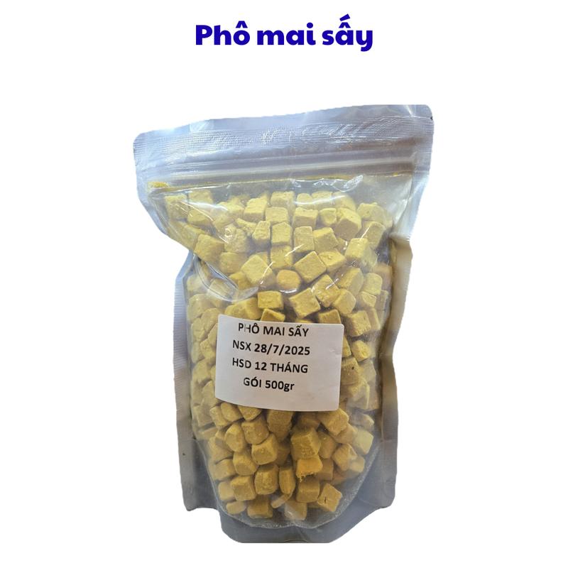 Phô mai sấy tăng cân, tăng nọng má cho chó mèo