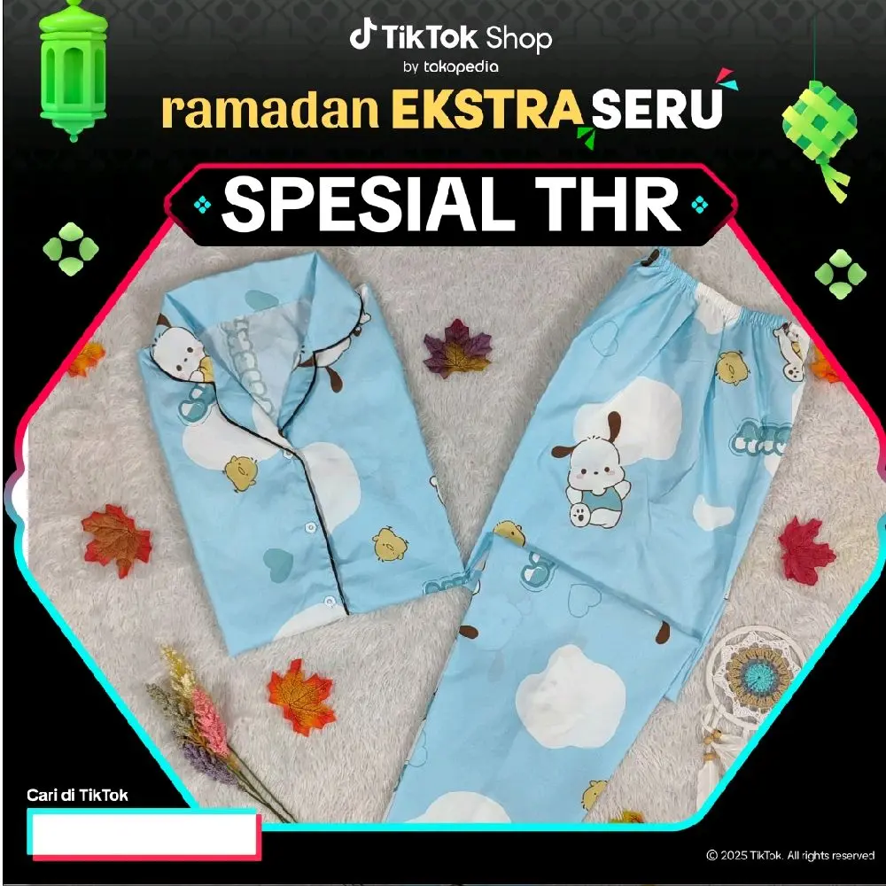 PIYAMA JUMBO LD 120  LENGAN PANJANG WANITA DEWASA