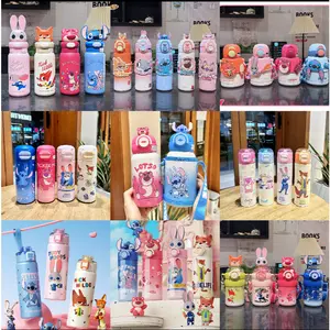 TERBARU Botol Stainless SUS 316 Karakter Stitch Lotso Judy Zootopia Model Terbaru Banyak Pilihan