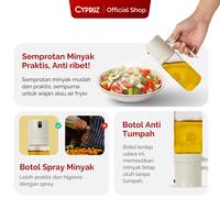 Gambar [Dokmil] [COD] Cypruz Oil Spray Bottle Botol Semprot Minyak BPA Free 250ml dari Cypruz Kitchenware Kota Administrasi Jakarta Utara 4 Tokopedia