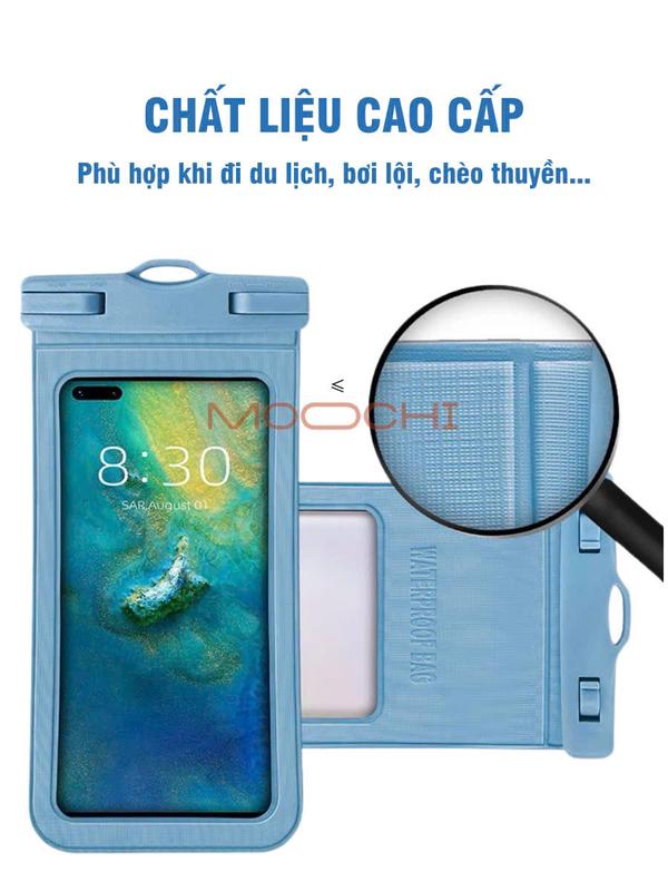 Túi đựng điện thoại chống nước cao cấp tiêu chuẩn IPX8 phù hợp với điện thoại tới 7,2inch tiện lợi khi đi chơi, du lịch 4