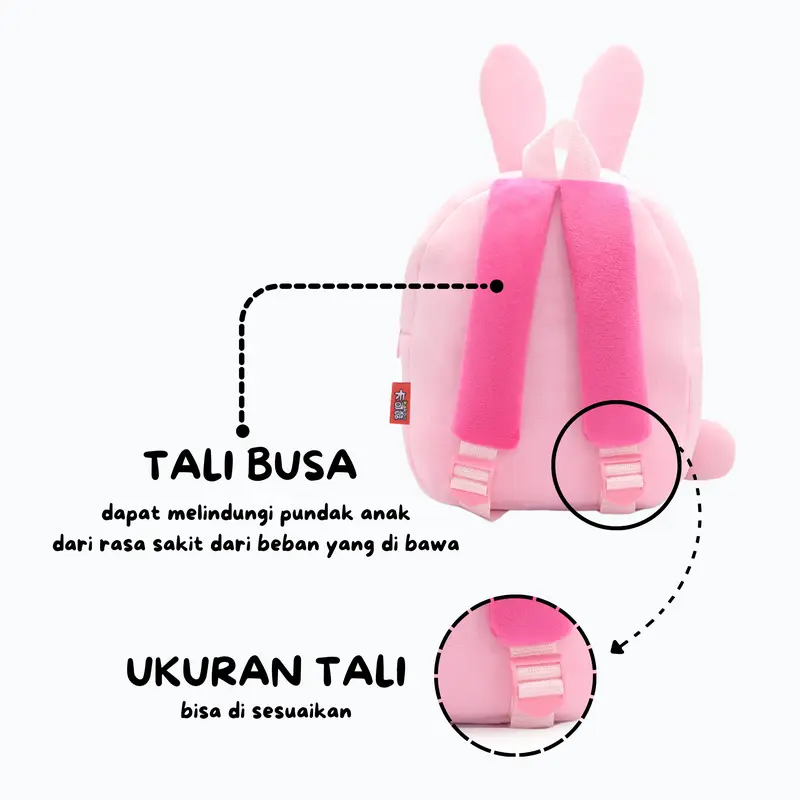 MSS (COD) Tas Ransel Anak Karakter Hewan Anak Bayi Tas Punggung Fashion Tas Ransel Anak sekolah TK SD Karakter Bag Backpack Mini Motif Cartoon Cute cod Murah Fashion 4
