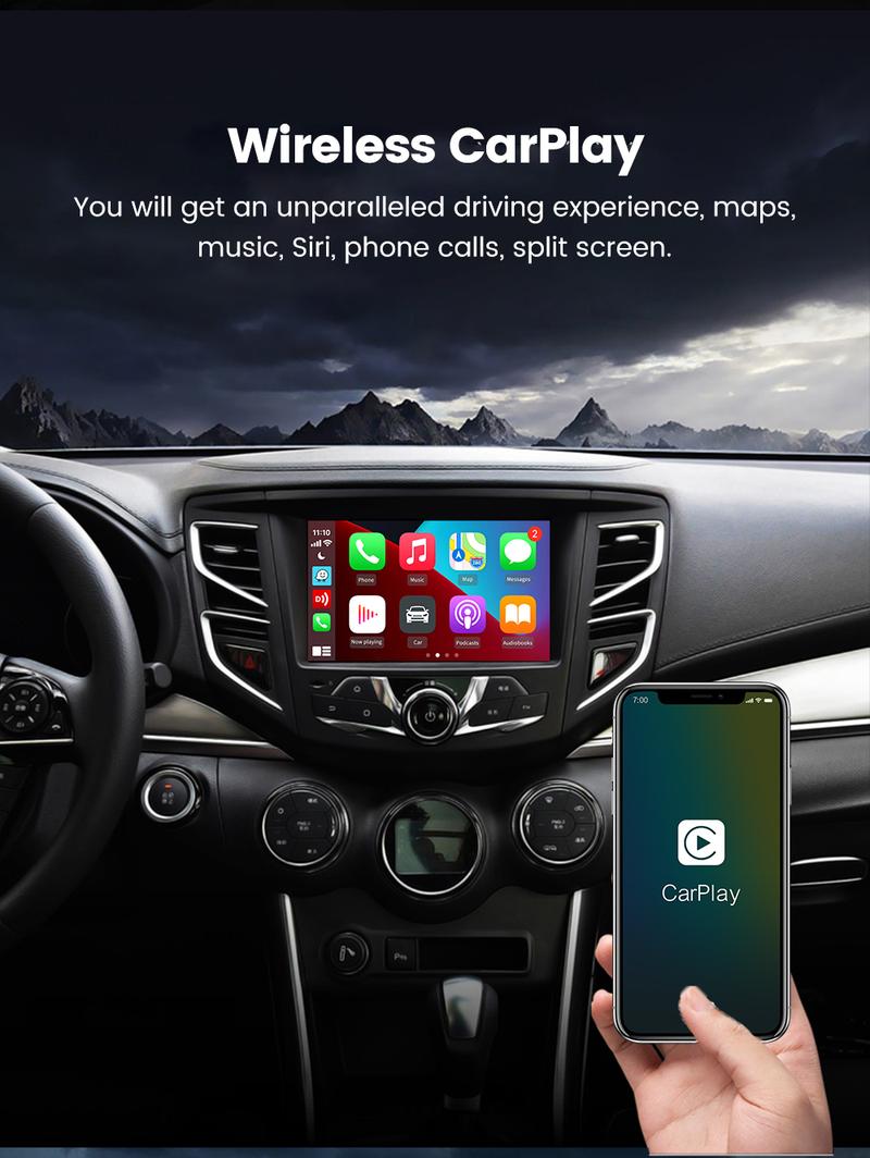 Product Introduction of CarlinKit CCPA Wireless CarPlay AI Box Wireless Android Auto USB Dongle Mirrorlink Bluetooth Auto Connect For Android Car Radio 16