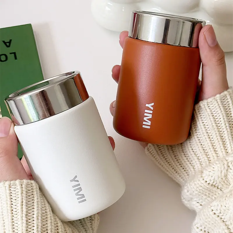 230ml small thermos flask 316 stainless steel material fashionable portable design suitable for carrying coffee and tea Thermos mug