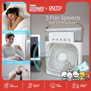[Exclusive Toko Mama Gigi] x Goto Living Travia Air Cooler Fan Kipas AC Mini Portable Pendingin Ruangan #CR
