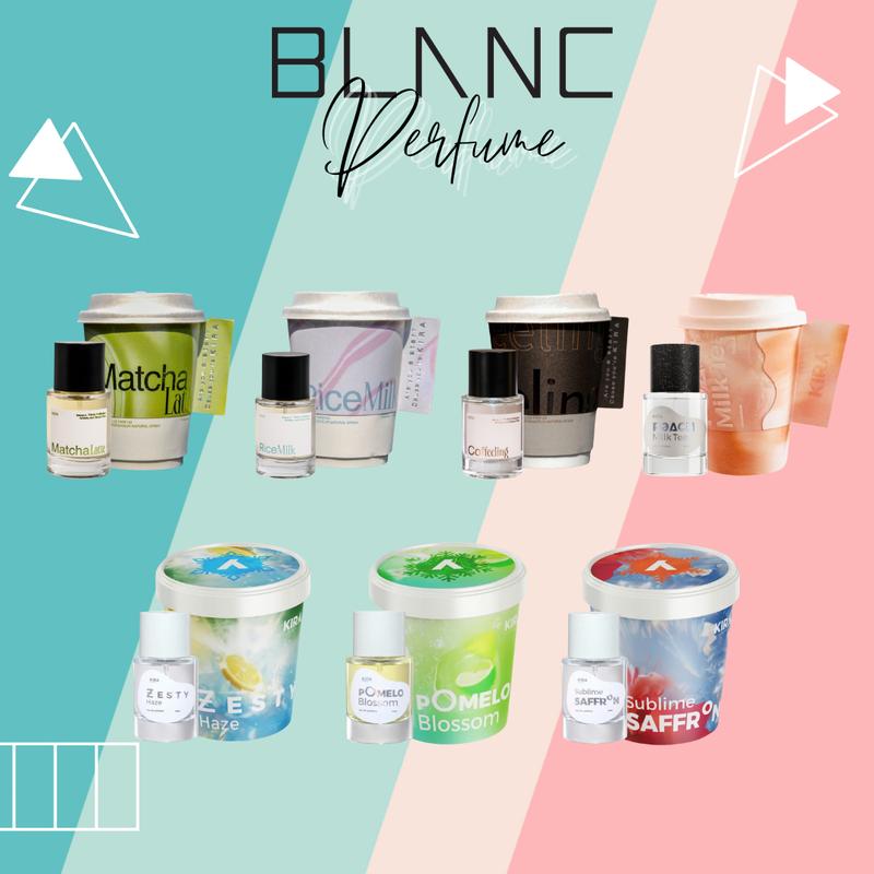 Nước Hoa Unisex Kira Parfum Matcha Latte Coffeeling Rice Milk EDP Zesty Haze Pomelo Blossom Sublime Saffron Peach Milk Tea EDP Perfume Cosmetic Xịt Thơm