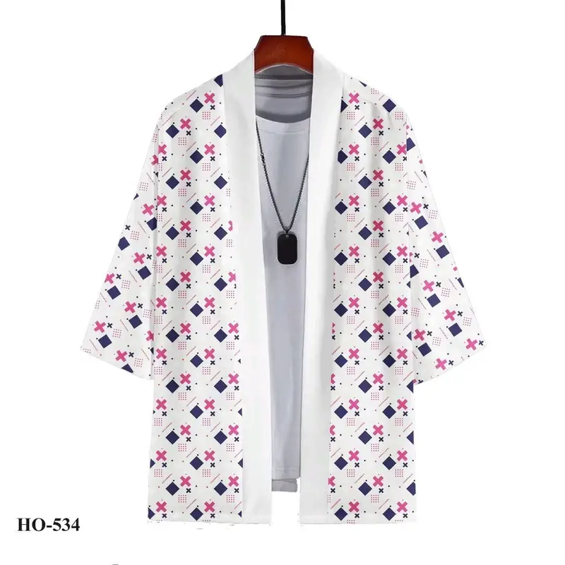 fashion pria dan wanita cardigan kimono Jepang harajuku 0