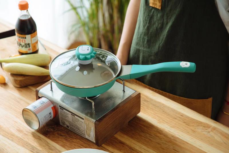 Product Introduction of [Ready Stock] Authentic Korea Didinika Baby Food Non Stick Cooking Utensils | cookware | Animal Series 18cm｜FREE GIFT 27