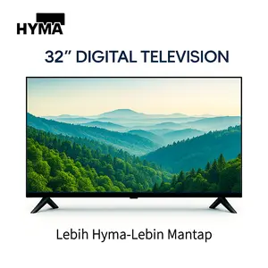 HYMA | Analog TV 32 Inch Layar Jernih HD 1920 x 1080 Garansi 12 Bulan |  PayLater / COD