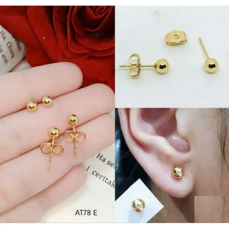Anting Bulat Simple Xuping - Anting wanita - Anting korea - Simple - Anti Tusuk Simple bulat Earrings