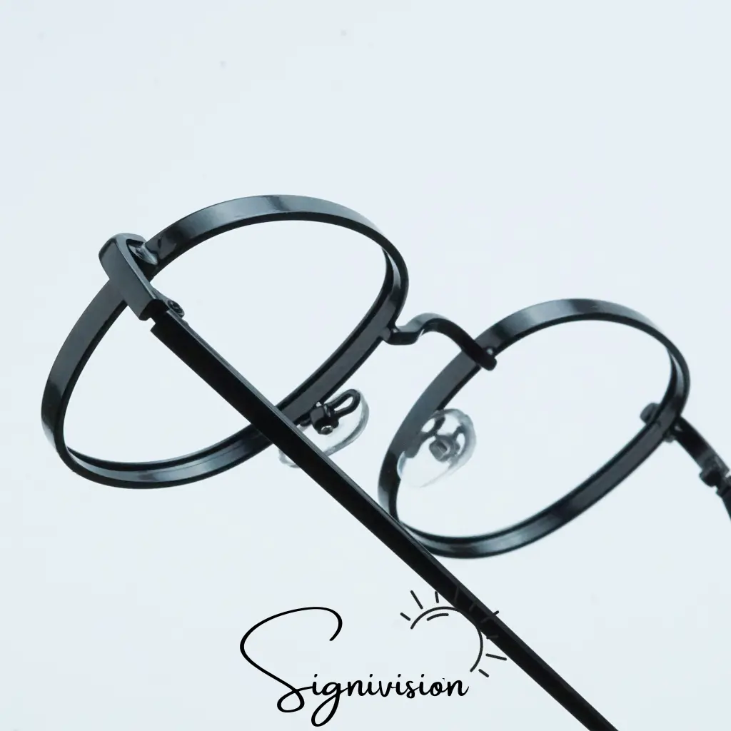 Kacamata Photocromic Frame Bulat Korean Style Fashionable