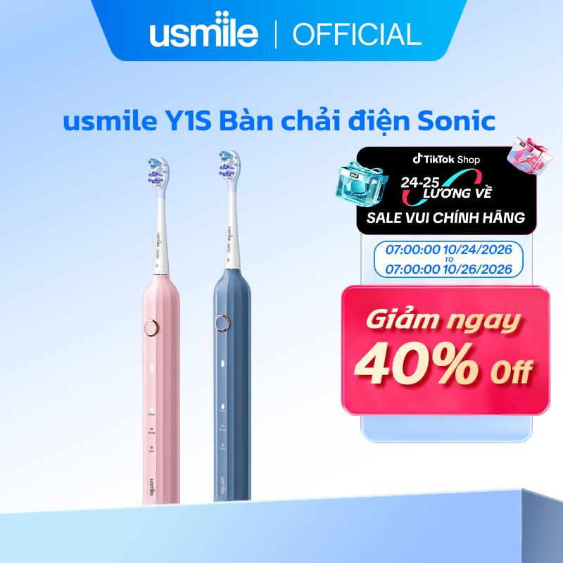 Bàn chải điện sóng siêu âm usmile Y1S (bản nâng cấp)