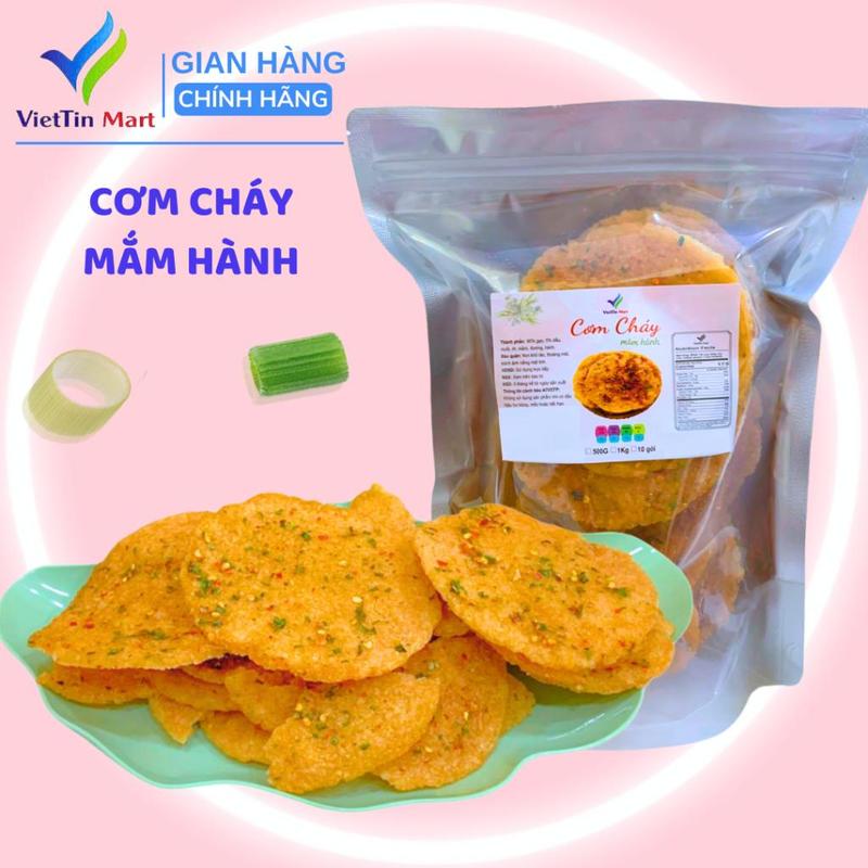 Mua 1 tặng 1 500g Cơm Cháy Bể Tổng nhận 1kg đóng 2 túi zip 500g Chiên Nước Mắm VietTin Mart
