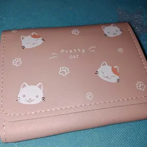 Dompet Wanita Korean Style Flower Button Clip Kualitas Premium