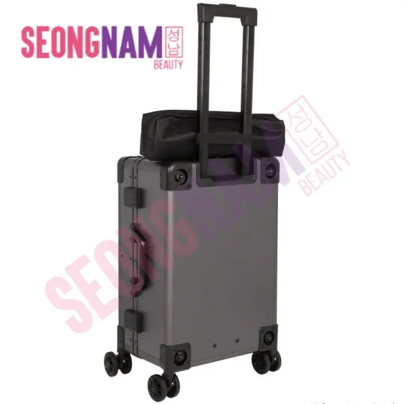 BRAND NEW Seongnam Makeup Case / Koper Makeup Touchscreen dengan 8 lampu LED Touchscreen , bluetooth, speaker, dan kaki meja 2