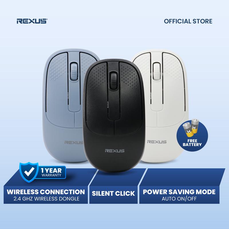 Mouse Rexus R1 Rexus Mouse Office Wireless Q5 - Estetik, Silent Click! Mouse komputer ...