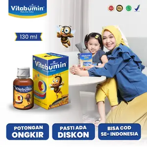 Promo Kilat Vitabumin Madu Ikan Gabus 130ml Vitamin Kesehatan Anak Dengan Temulawak