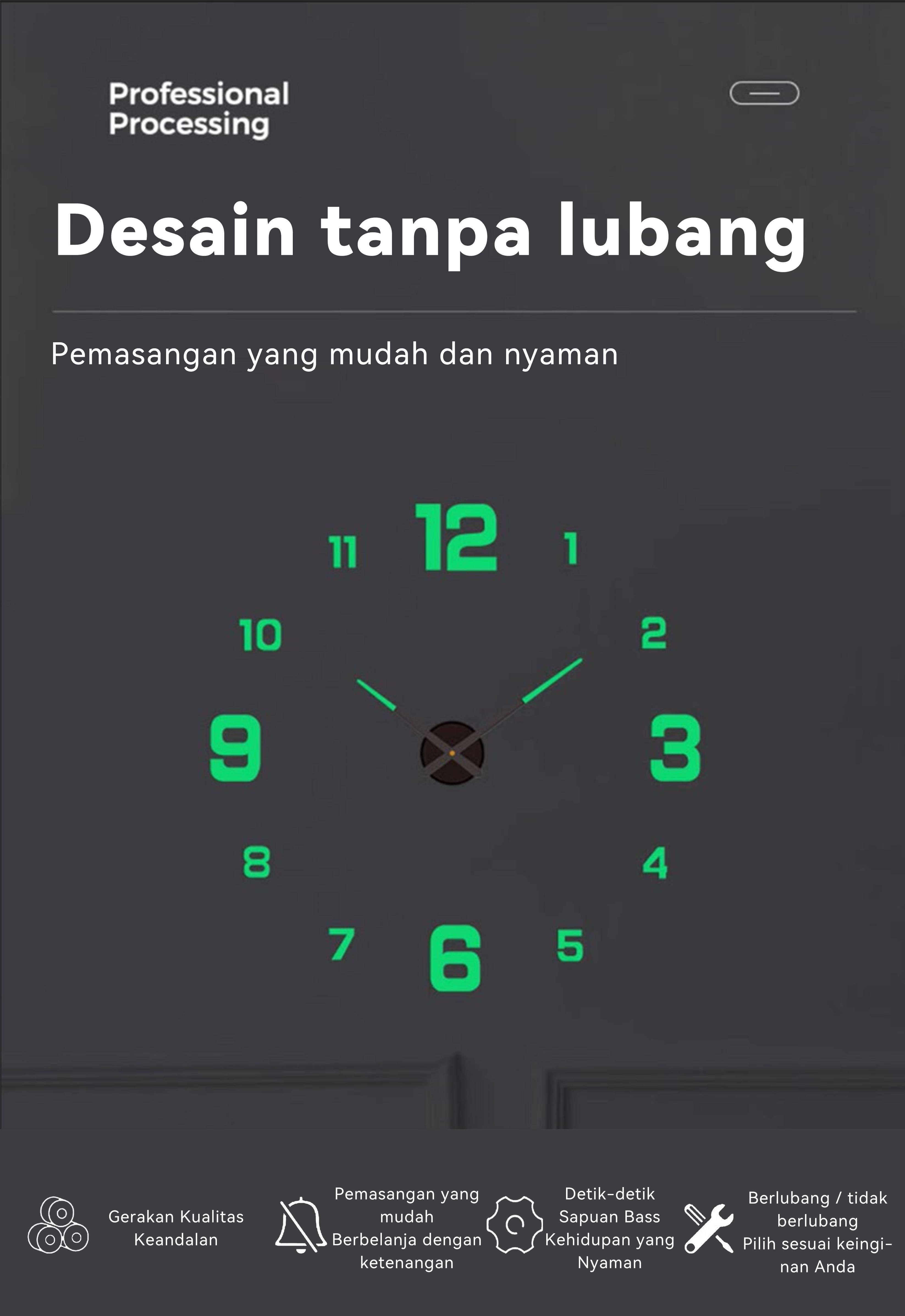 QPT Mall Jam Dinding 3D Stiker Jam Dinding Digital 3D Tanpa Bingkai DIY Untuk Dekorasi Rumah atau Kantor Tempel Besar Huruf Portabel Silver Clocks QPT Mall Jam Dinding 3D Stiker Jam Dinding Digital 3D Tanpa Bingkai DIY Untuk Dekorasi Rumah atau Kantor Tempel Besar Huruf Portabel Silver Clocks