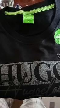 Product Review of Kaos Pria Distro Hugo Class Kaos Katun Premiun Katun 20s Baju Sablon Keren Oblong Combed Surfing Polos Atasan Button Front Modest T-shirts Pendek Bandung from H**i M**a (**) 1