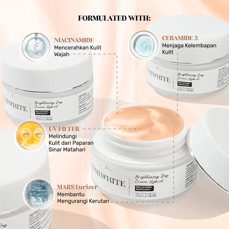 (SALE) LUMIWHITE Brightening Day Cream/ Day Cream Pemutih Wajah / Skincare Wajah 10 gr mencerahkan moisturizer 3