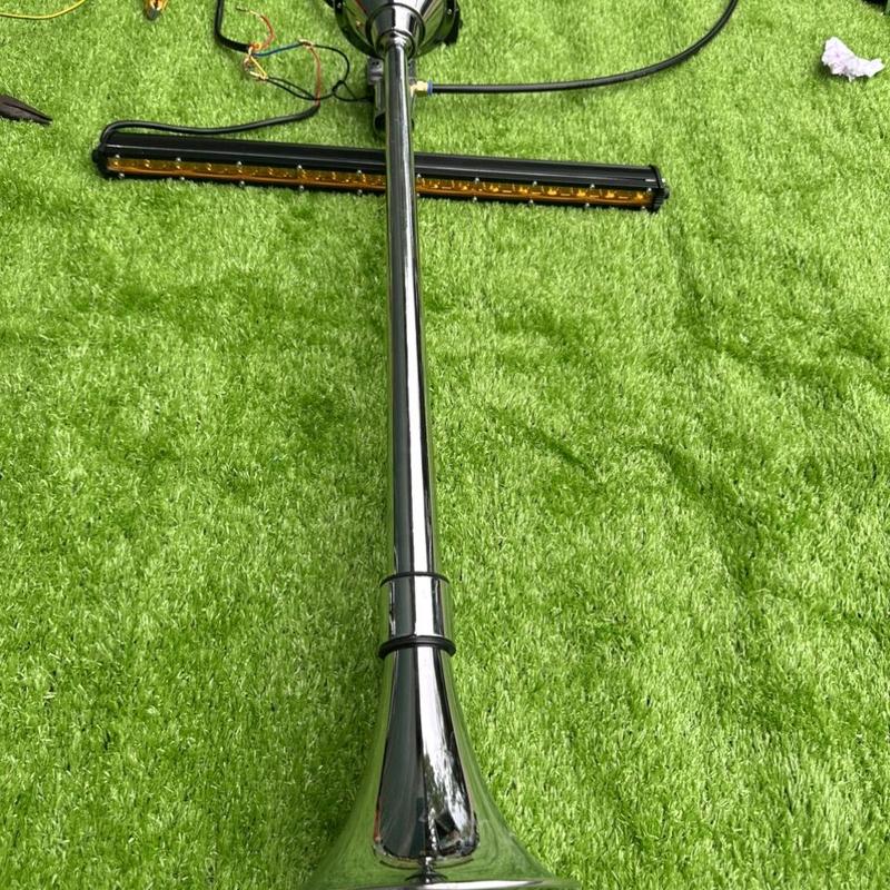 còi hơi dài 70cm dùng cho xe oto tải điện 12v 24v